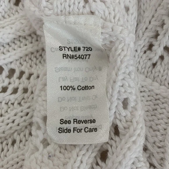 Cabi White Circle Sweater - Picture 8 of 8